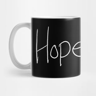 Hope - Briana Buckmaster Handwriting - white font Mug